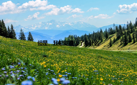 但是, 我总觉得少了点什么